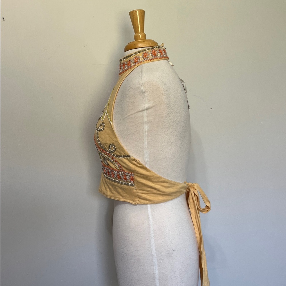 Free People l Nectar Combo Embroidered GOA Tank NWT Retail $98! Size Medium - Picture 3 of 7